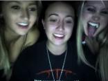 Webcam X videos Three girls flashing