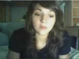 Very beautiful teen going topless on Chatroulette